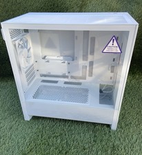 NZXT - H3 Flow Micro-ATX High-Airflow PC Case - White