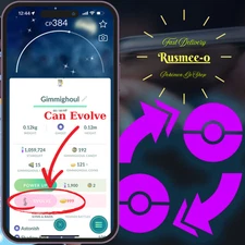 Pokémon—PTC—TRADE—GO Shiny Gimmighoul✨Without Background—Can Evolve—Digital