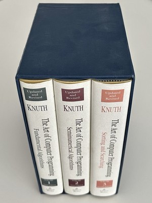 Donald E. Knuth: The Art of Computer Programming Vol. 1-3 - Zeitloser Klassiker!