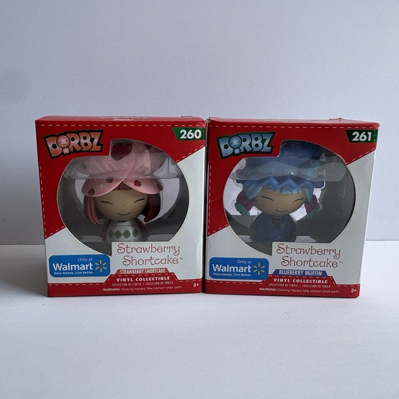 Funko Dorbz Strawberry Shortcake Lot Strawberry & Blueberry Muffin #260 #261