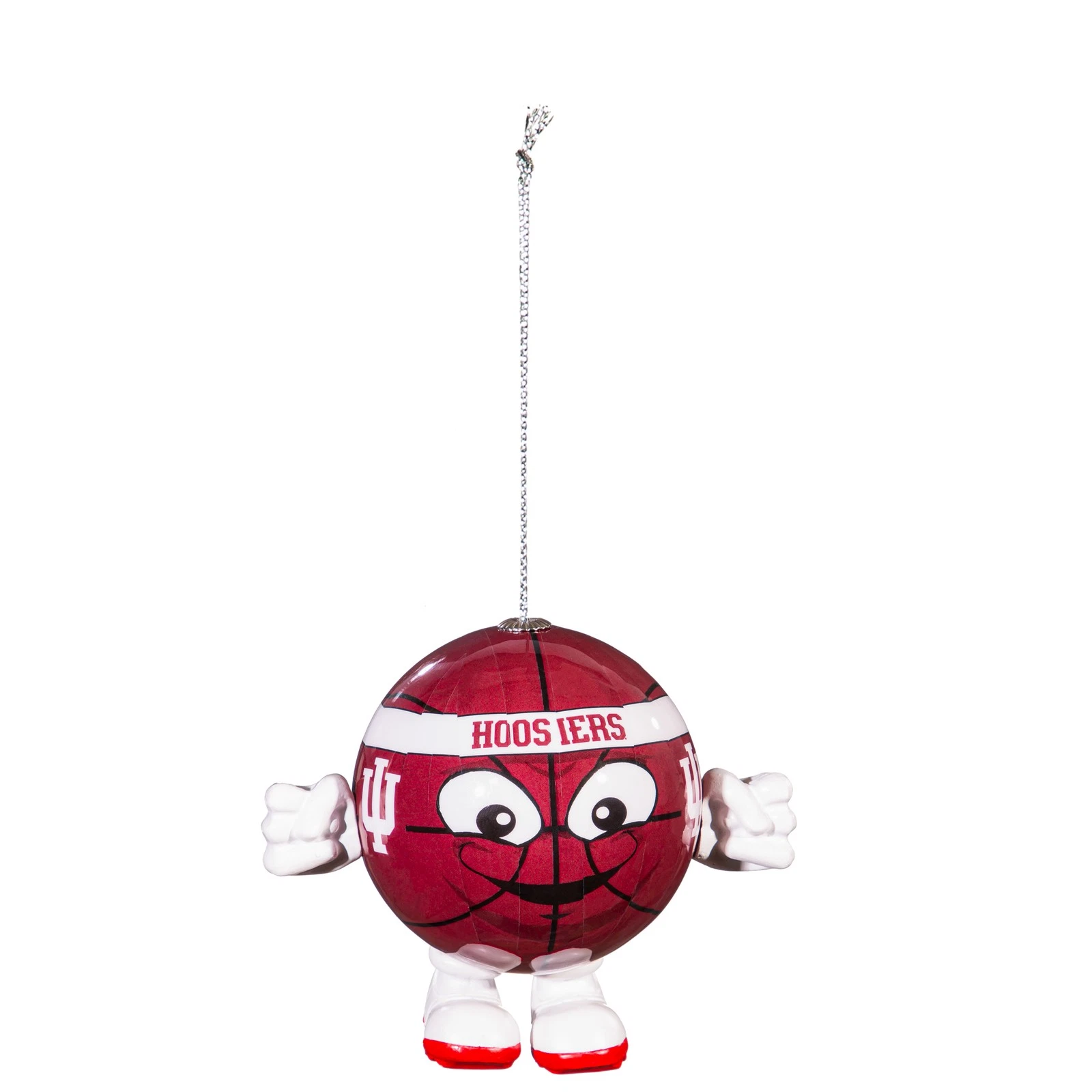Indiana University Ball Head Acrylic Ornament