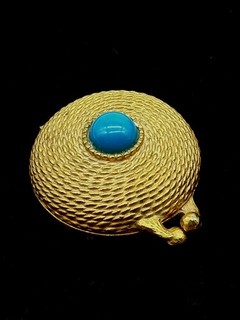 Vintage Estee Lauder Blue Stone Compact