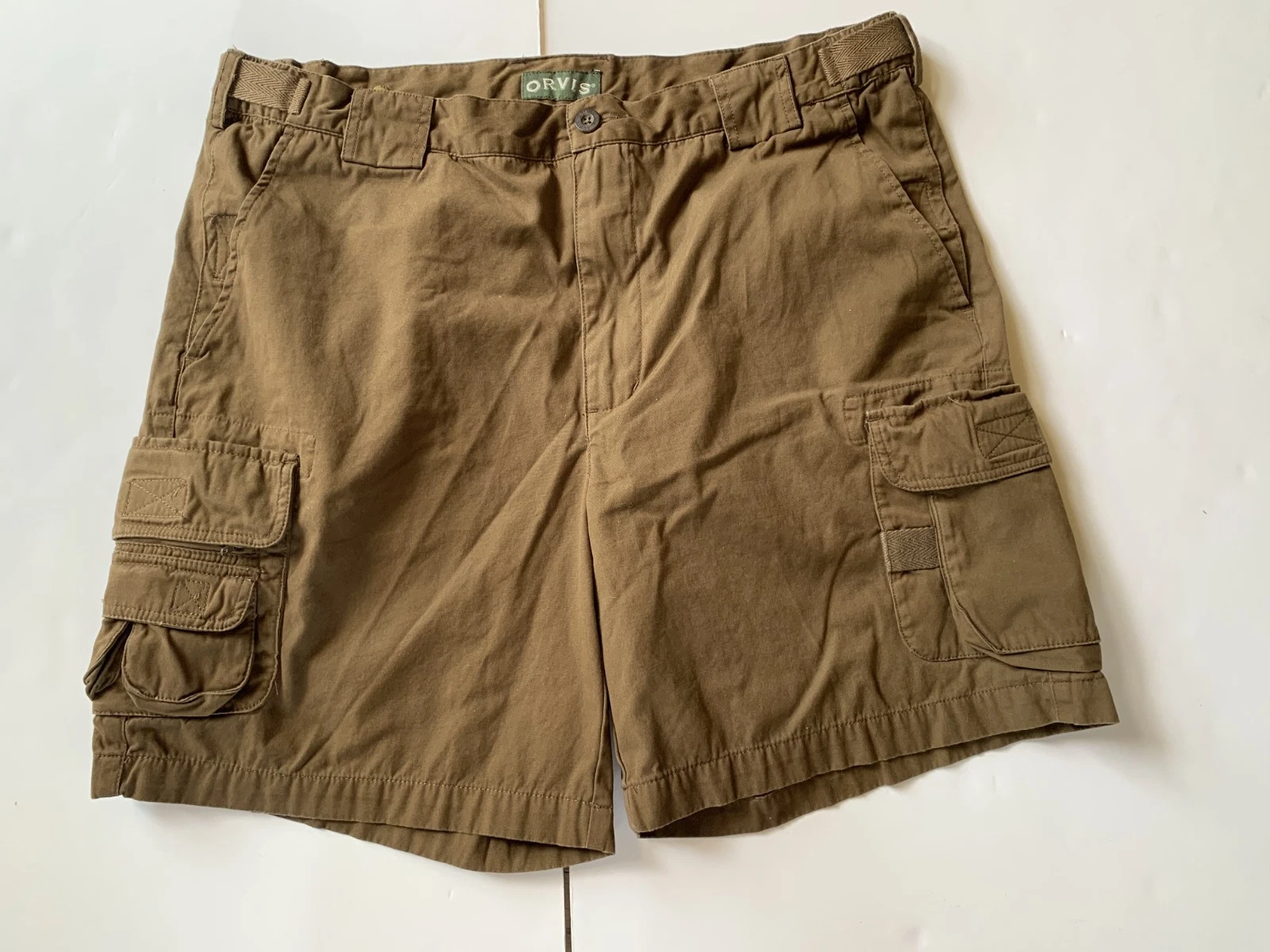 Orvis Shorts Mens 38 Cargo Zambezi Safari Utility Hiking Fishing Outdoor Cotton