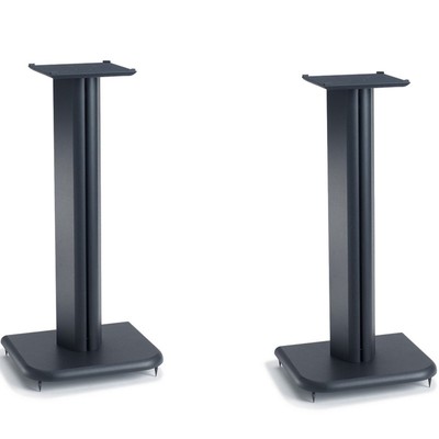 Sanus BF24 24'' Fixed-Height Basic Foundations Speaker Stands - Pair (Black)
