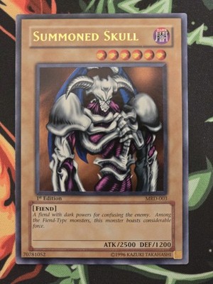 Yugioh Summoned Skull MRD-003 1st Edition Na print Ultra Rare | eBay