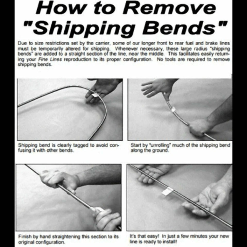 For 00-07 Chevy Impala w/ABS, Intermediate Brake Line Kit Steel AIN0006OM - Image 2 of 2