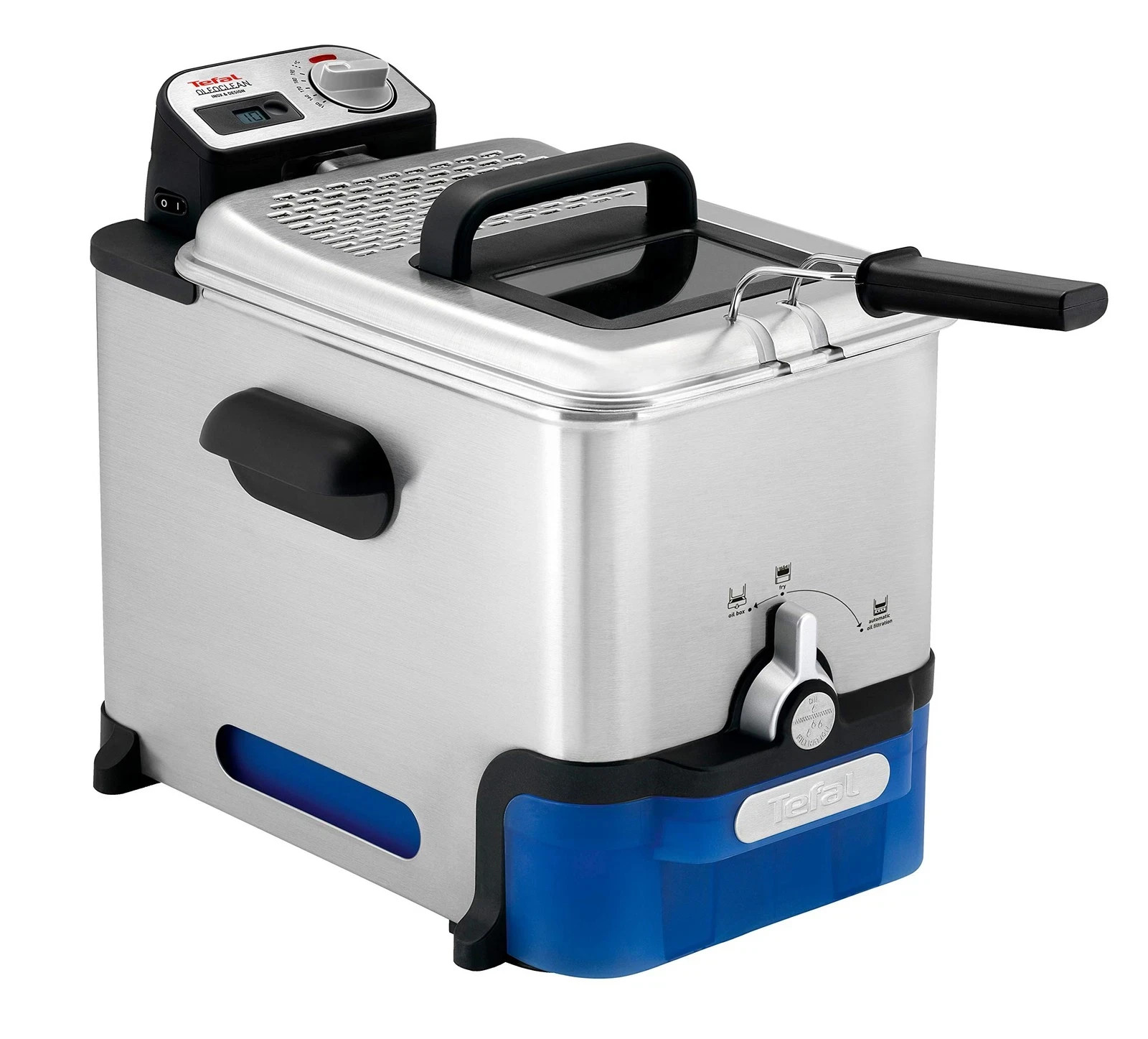 Deep Fryer Oleo clean Pro, 3.5 Litre Oil Capacity, Oil Storage Box, Easy
