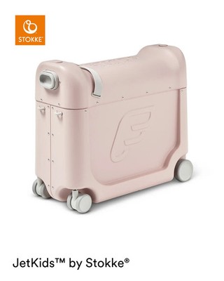 JetKids by Stokke BedBox Ride-On Suitcase Kids Ride On Pink Lemonade NEW IN BOX