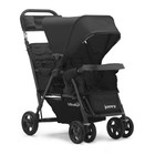 Joovy Caboose Too Ultralight Graphite Stand-On Double Stroller with Black 