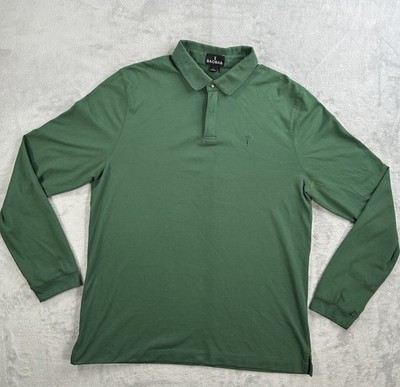 Baobab 1/4 Zip Long Sleeve Pullover Shirt Men s Size XL Green Pima Cotton