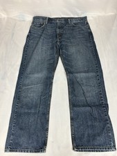 Levi's Men's 559 Relaxed Straight Jeans 42x32 Dark Wash 100 Cotton Denim