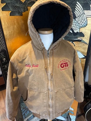 Duck Cloth Hooded Work Jacket men’s medium - product listing photo