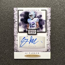 2021 Sage Premier Draft AJ PARKER #A116 Rookie AUTO - KANSAS STATE FOOTBALL CARD