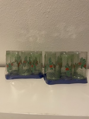 12x 7UP Vintage Werbegläser Ruhrglas West Germany 80er Set Gastro OVP neu