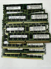 16GB 2Rx4 PC3 10600R Server Ram - LOT OF 18 - Micron and Samsung