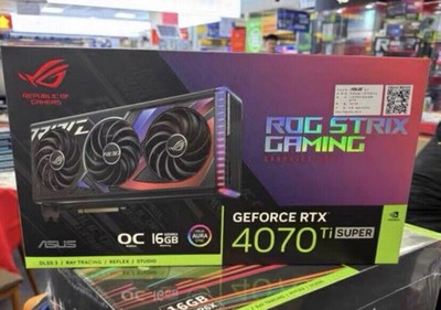 ASUS ROG STRIX GeForce RTX 4070 Ti SUPER 16GB GDDR6X GAMING AI Graphics Card GPU