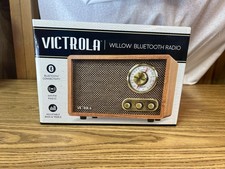 Victrola VRS-2800 Retro Wood Bluetooth FM/AM Radio - Walnut