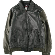 F.G.FERMIN swing top type padded leather blouson made in USA men's L equivalent 