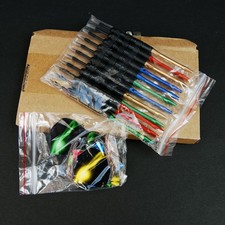 12 Pack Steel Tip Darts Set - 20g Metal Darts with Aluminum Shafts  Flights.