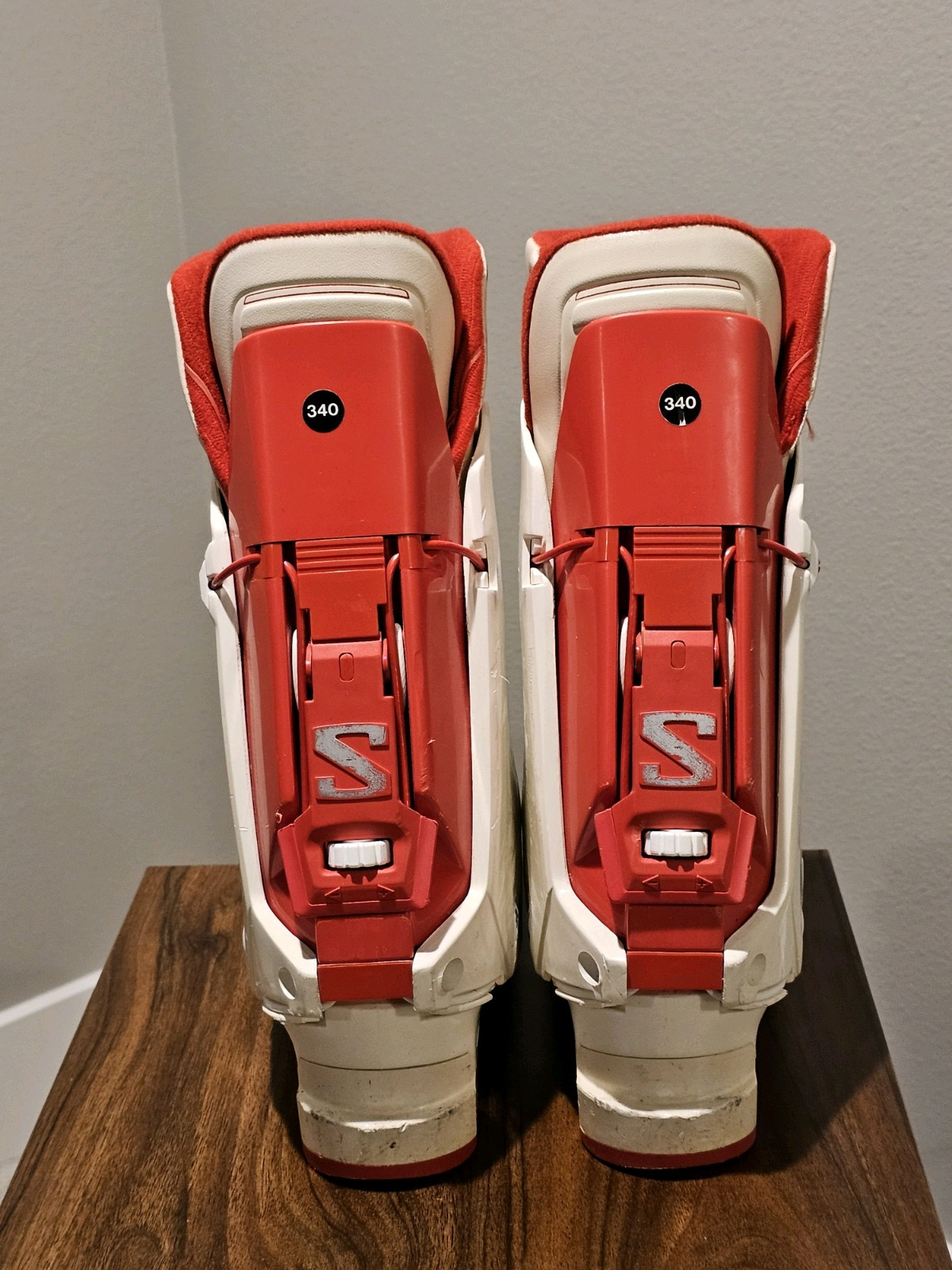 Scarponi da sci alpino downhill ingresso posteriore SALOMON SX 82 vintage uomo taglia 340 HPC