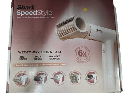 Shark SpeedStyle Rapid Gloss Finisher & High-Velocity Hair Dryer HD352 Ionic