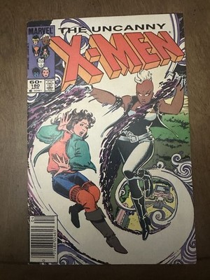 The Uncanny X-Men #180 HTF Mark Jewelers Variant & Newsstand Marvel Comics 1984