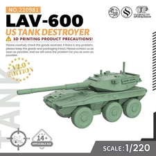 Military Model Kit US LAV-600 Tank Destroyer