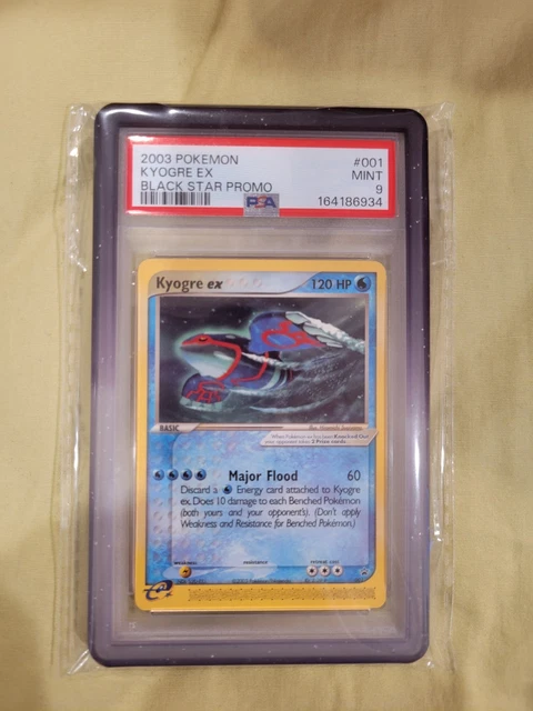 2003 Pokemon Black Star Promo Kyogre EX #001 PSA 9