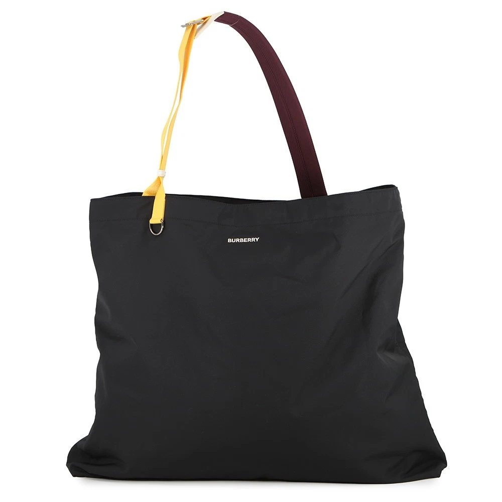 Burberry — BURBERRY Astra Messenger Tote Nylon Black/Yellow/Bordeaux 8046895