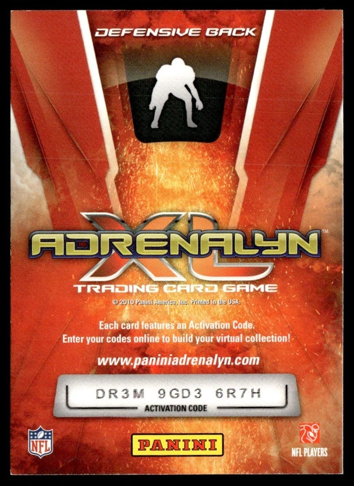 2010 Panini Adrenalyn XL Special Cortland Finnegan Tennessee Titans #S61 - Image 2 of 2