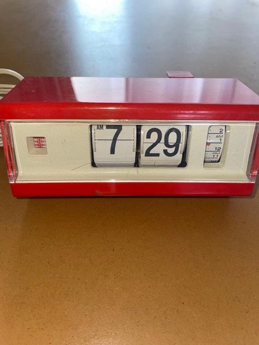 COPAL Flip Clock Tested Working Japan Space Age Mid Century