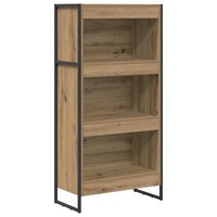 BüCherregal Eiche Holzwerkstoff 60X30X121 Cm Standregal
