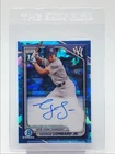 GEORGE LOMBARD JR. 2024 BOWMAN CHROME 1ST SAPPHIRE AUTOGRAPH AUTO Q2754