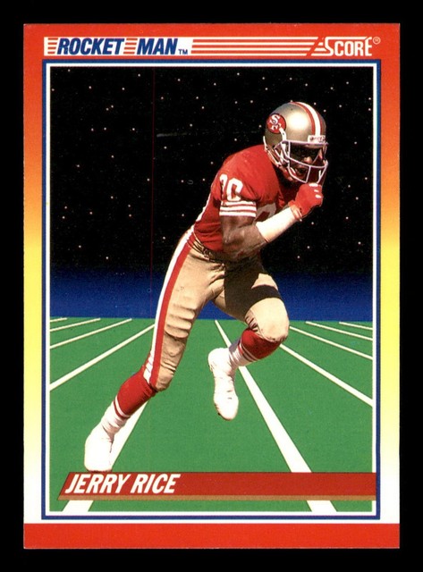 1990 Score #556 Jerry Rice Rocket Man