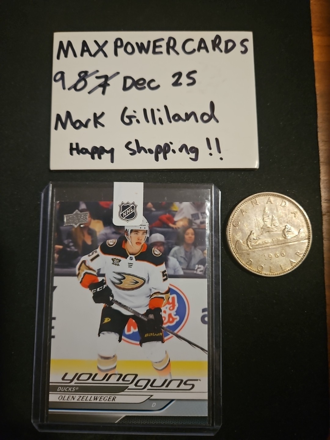 2024-25 UPPER DECK OLEN ZELLWEGER YOUNG GUNS #236