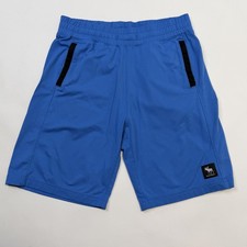 Abercrombie Kids Shorts Boys 13/14 Blue Athletic Elastic Waist Pockets Gym