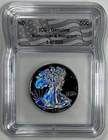 1942 Half Dollar ICG Genuine Ruthenium And Hologram Walking Liberty (1 Of 500!)