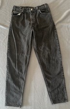 Vintage Levis 550 Relaxed Fit Black Jeans Made in USA 34x32 90’s