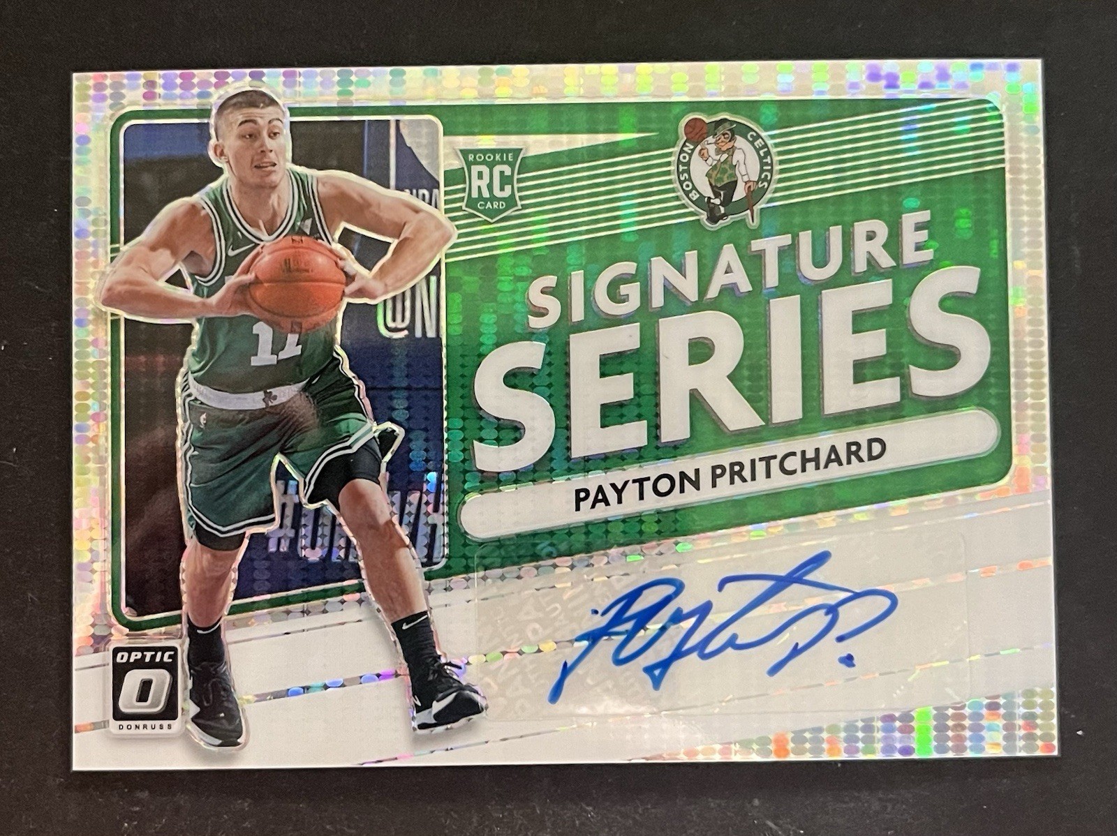 2020-21 Panini Donruss Optic “Signature Series” Payton Pritchard-Pulsar/17 - RC