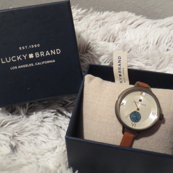 Lucky Brand Genuine Leather Watch LW00218 BNWT!