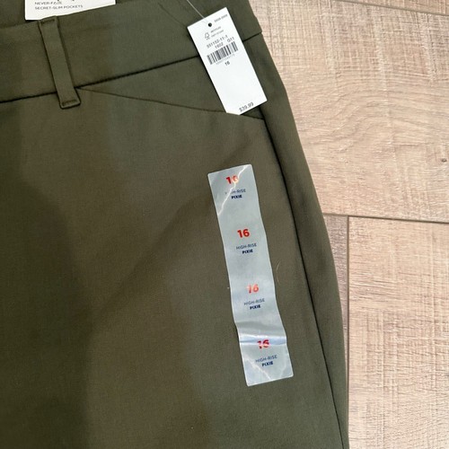 OLD NAVY GRÜNE HIGH RISE PIXIE HOSE NEU GR. 16 NEU - Bild 5 von 9