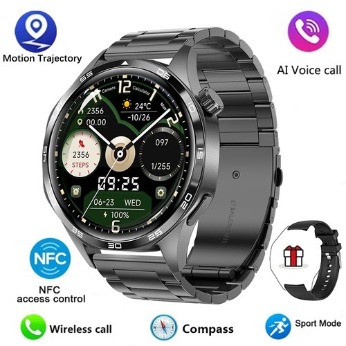 Smart Watch Men Watch HD Screen Bluetooth Call GPS NFC Heart Rate SmartWatches - 第 13/32 張圖片