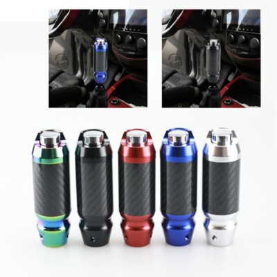 Aluminum alloy Carbon Fiber Car Gear Shift Knob Stick Lever Head Universal