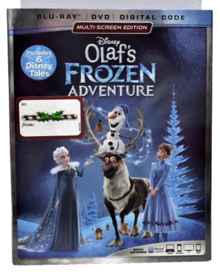 Disney Olaf's Frozen Adventure Blu-Ray, DVD, DIGITAL Combo Like