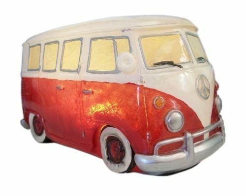 Novelty LED Night Light Desk Lamp - Red VW Camper Van, Mini Cooper, Beetle Car - Picture 3 of 7