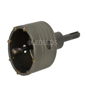 Sega A Tazza Diamantata GRAFF 82mm - Per Cemento Armato E Roccia Dura, Con Adattatore SDS Plus - Foto 9