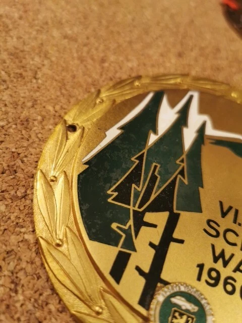 Insignia de rally de coche alemán vintage VI Schwarzwald Porsche 356 MB 190SL 300SL Foto 4 de 4