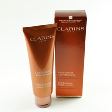Clarins Self Tanning Milky Lotion With Fig Extract - Size 125mL / 4.2 Oz. New
