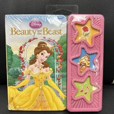 Beauty and the Beast DISNEY PRINCESS 3 BUTTON (SOUND BOOK) Hardcover BRAND NEW