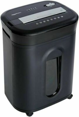 Amazon Basics 15 Sheet Cross-Cut CD Credit Card Office Shredder NEW!!